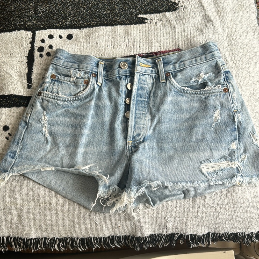 AGOLDE DENIM SHORT SHORTS